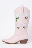Willa Rose Pink Cowboy Boots FINAL SALE