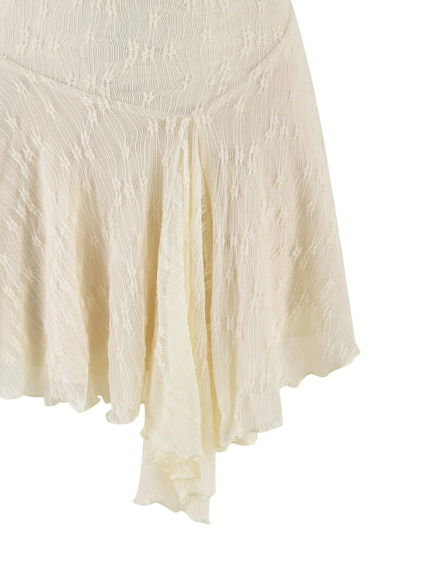 FIORELLA MINI DRESS WHITE LACE CREAM