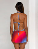 DIANA SWIM SKIRT SET CIELO OMBRE