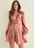 Side Cutout Romper Rose