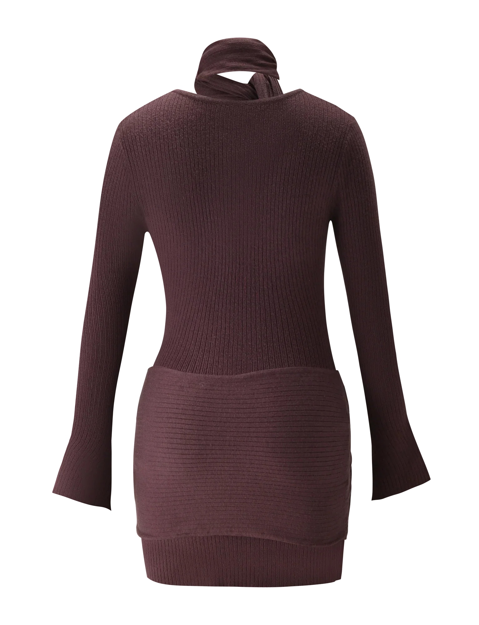 RENNER MINI DRESS CHOCOLATE
