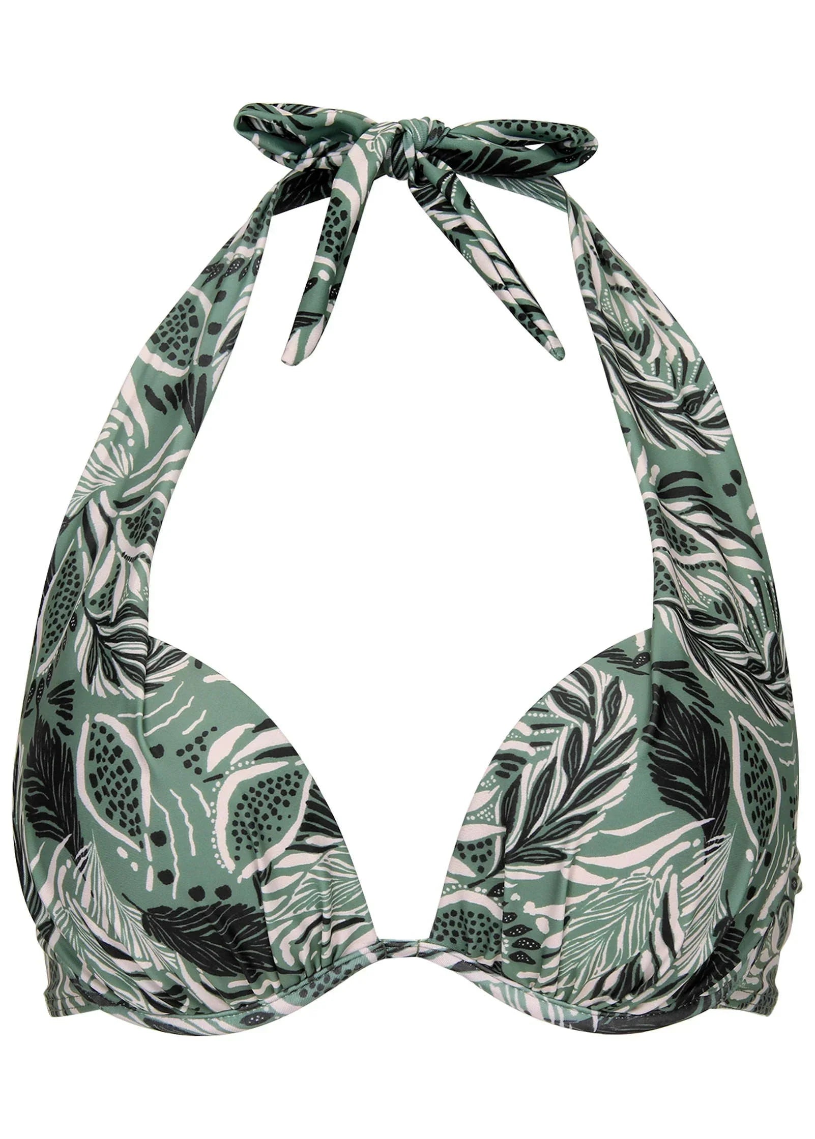 Marilyn Push Up Bikini Top Sketchy Palms