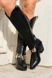 Cattle Black Charm Cowboy Boots FINAL SALE