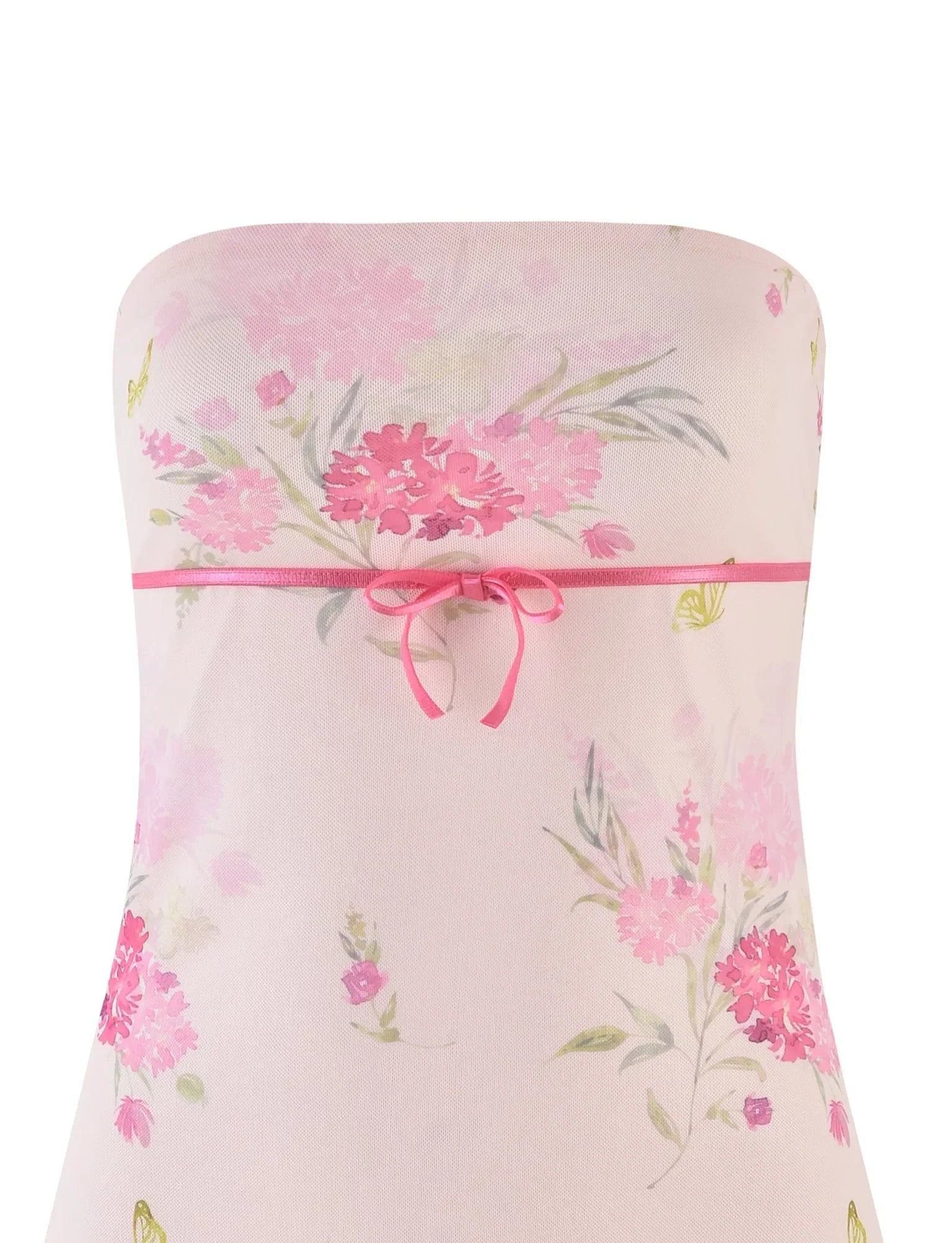 CARSYN MINI DRESS PINK FLORAL WATER COLOUR FLORAL