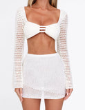MACAULEY TOP CREAM CROCHET