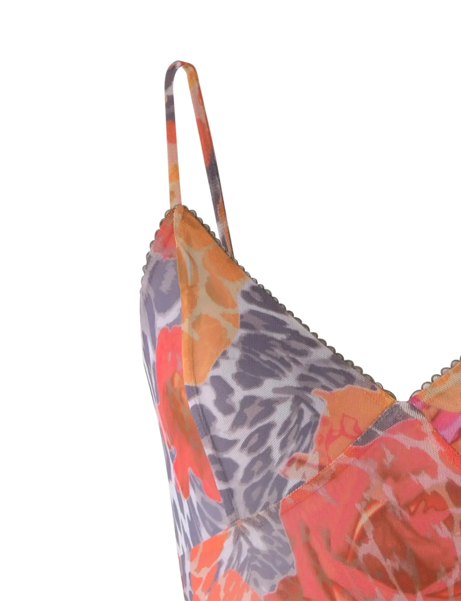 JULIANNA DRESS MULTI LEOPARD ORANGE LEOPARD