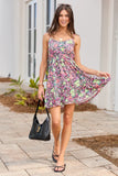 Barbara Black Multi Floral Dress