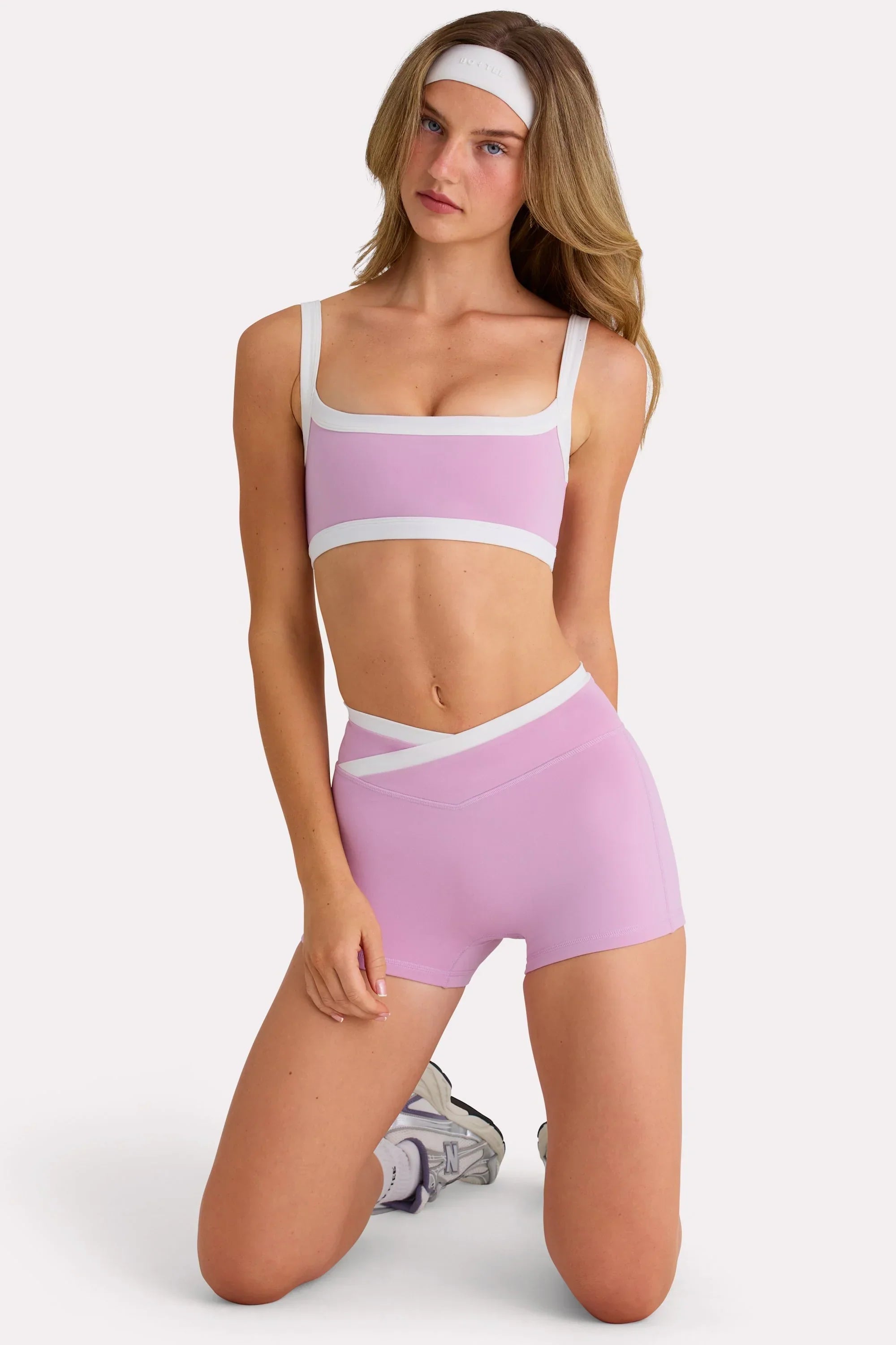 Soft Active Sports Bra in Sweet Pink