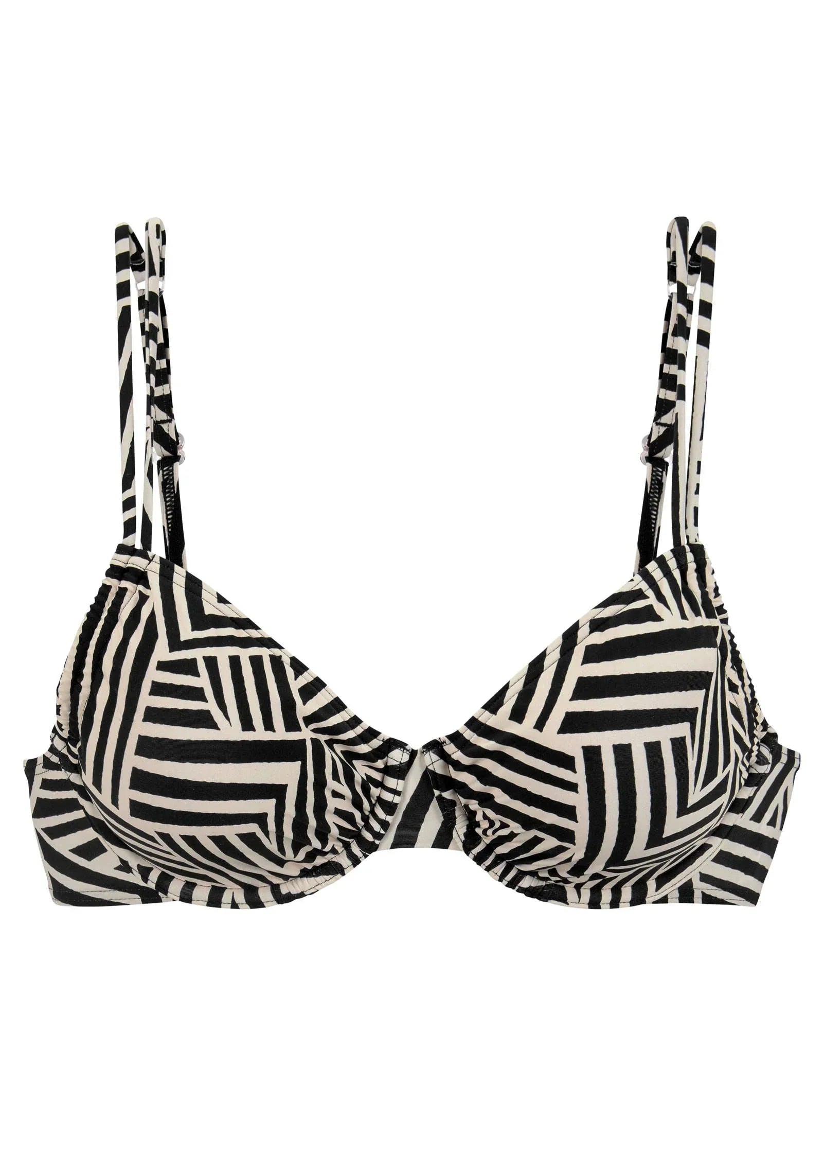 Underwire Bikini Top Zig Zag Tribal