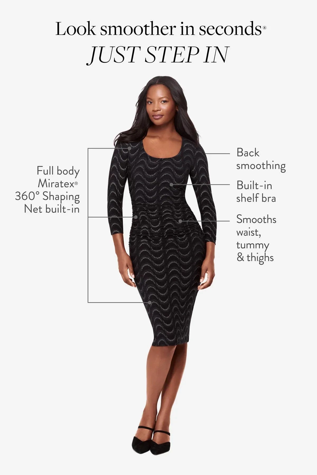 Suri Shaping Dress in Slinky