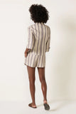 Perfect Linen Stripe Short