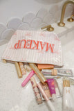 KenzKustomz Pink Ribbons Clear Coat Bag Makeup PREORDER