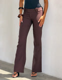 KITTIE PANT BROWN CHOCOLATE