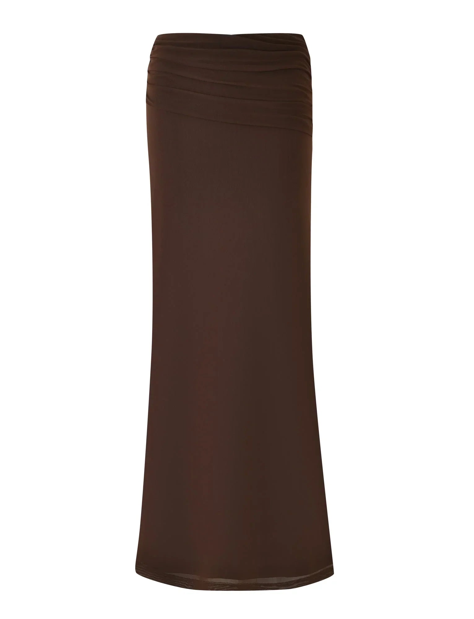 ESHA MAXI SKIRT BROWN CHOCOLATE
