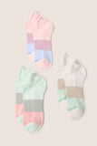 Tri Block Ankle Sock 3 Pack
