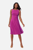 Remi Fit Flair Shaping Dress in Framboise