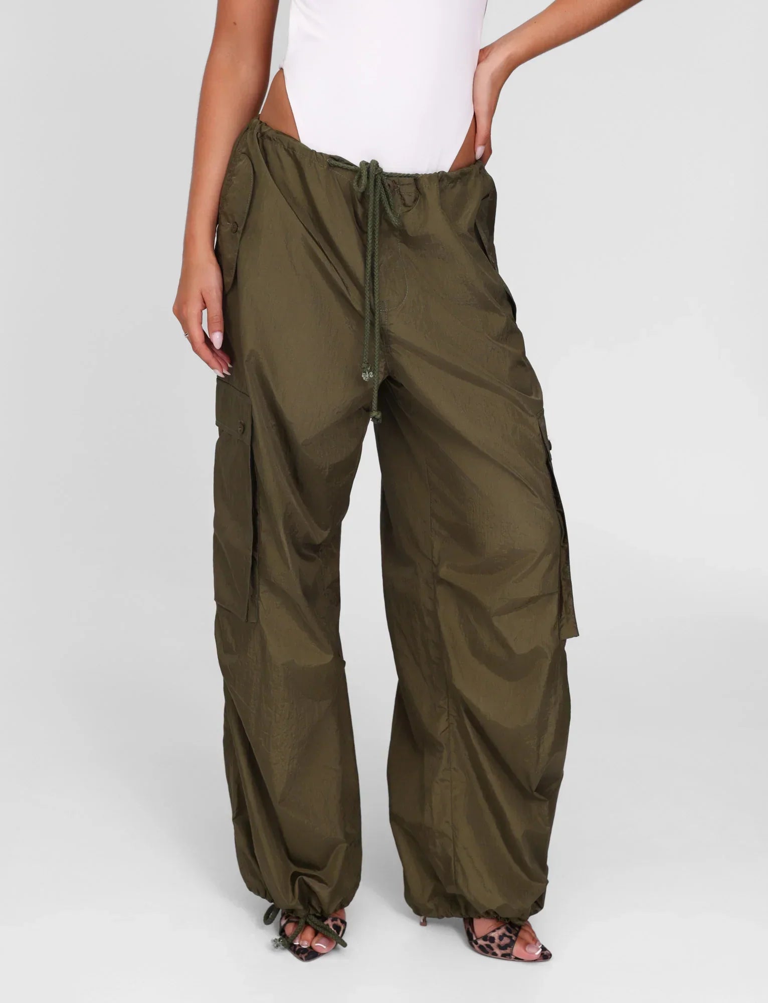 VIOLETTE PANT GREEN KHAKI GREEN