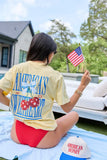 Americas Sweetheart Cherry Yellow Graphic Tee