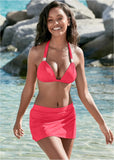 Aruba Swim Bikini Skirt Sunset Pink