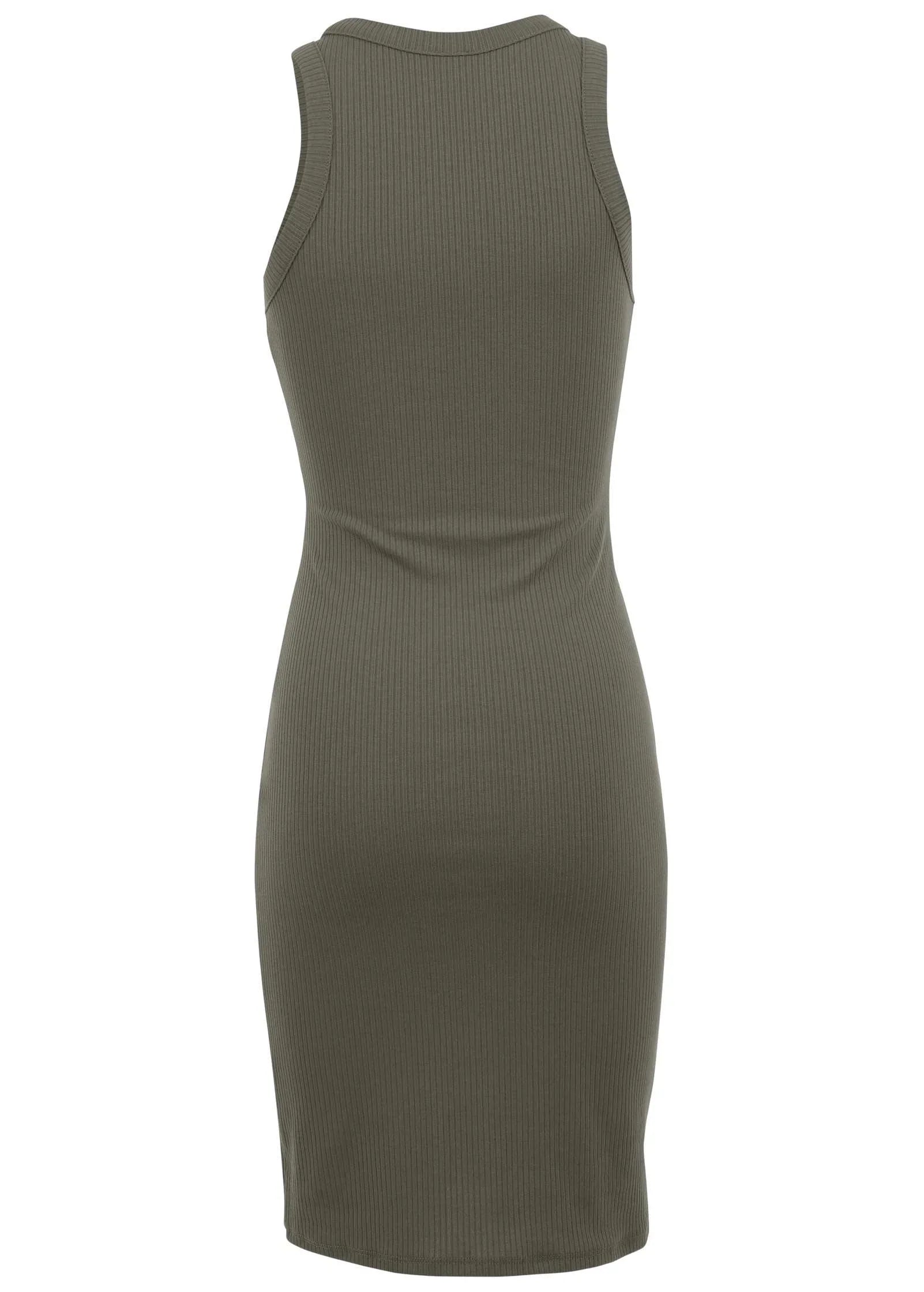 Flexrib Mini Dress Olive