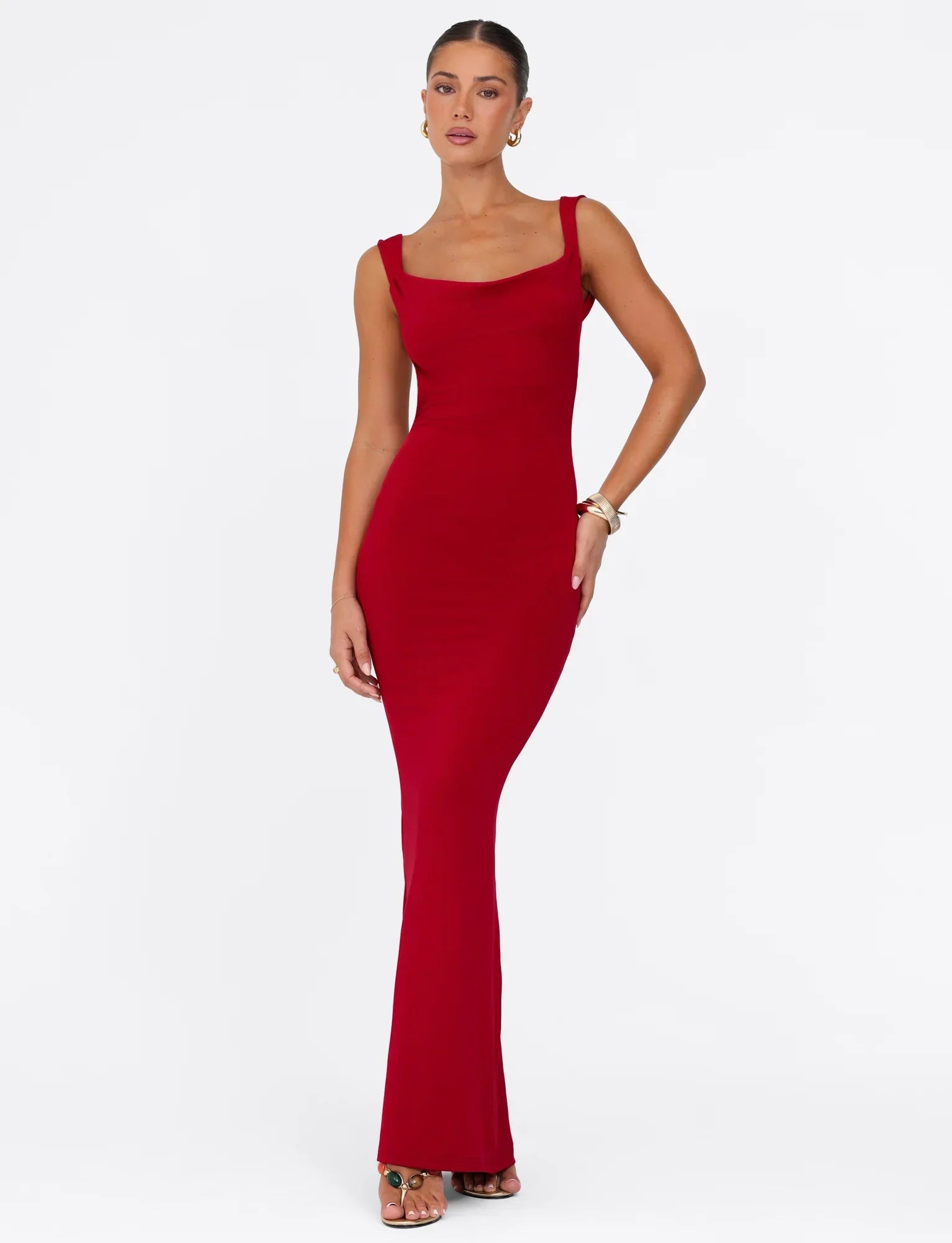 MORANA MAXI DRESS RED