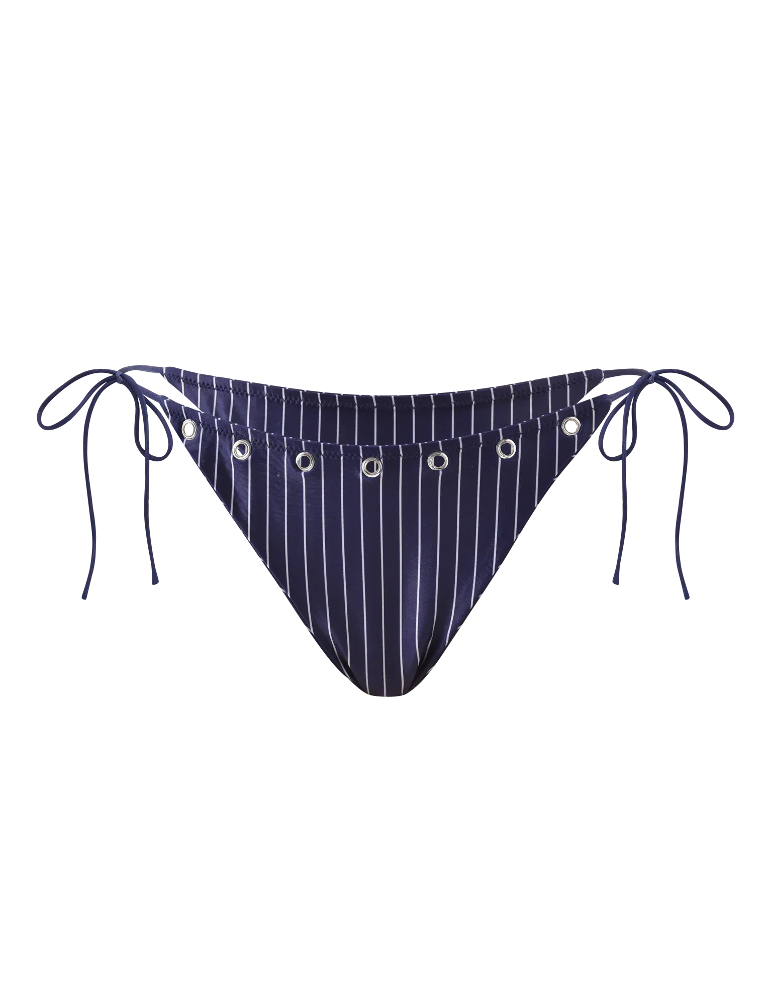 MARREN BIKINI BOTTOM NAVY PINSTRIPE