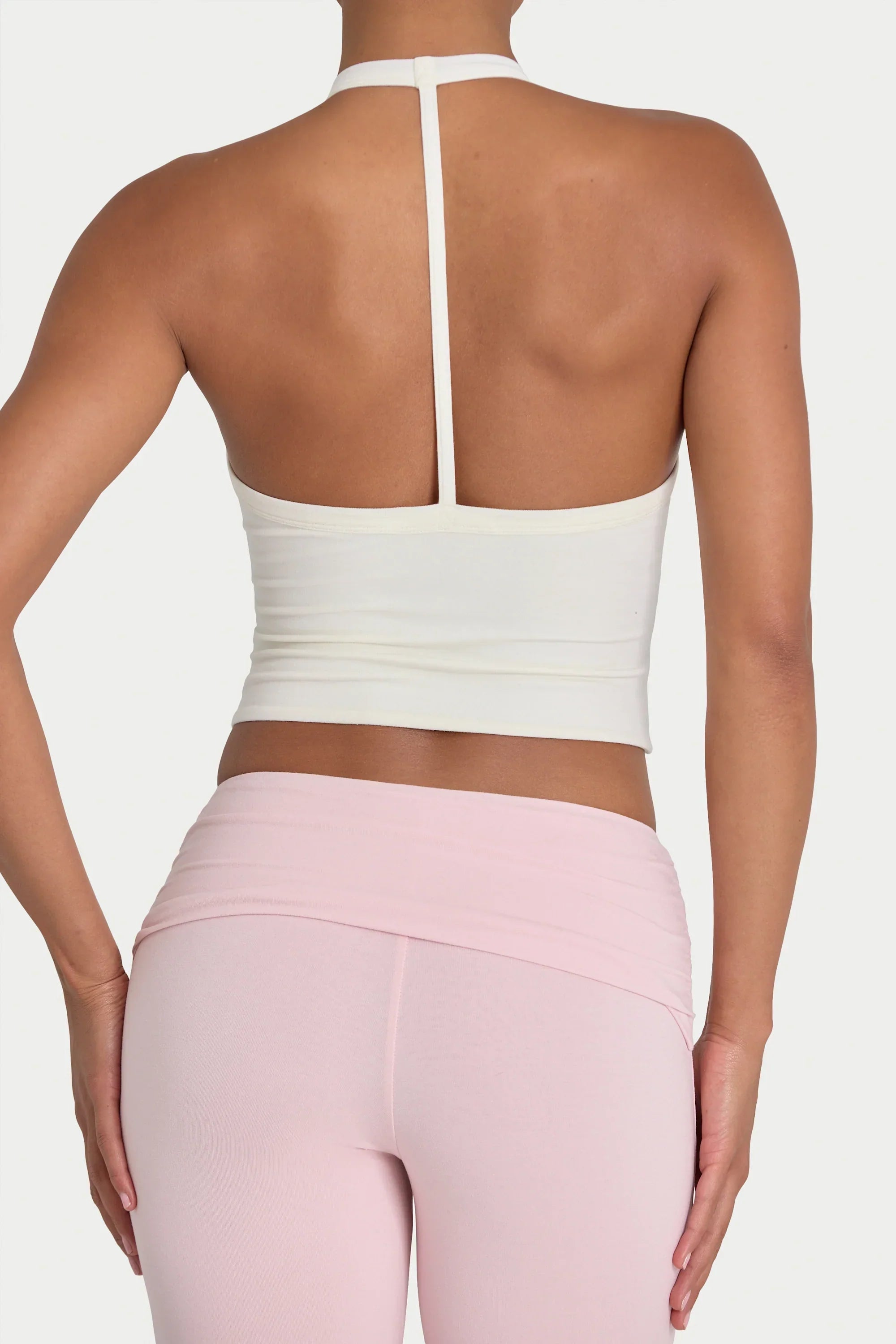 ButterCloud Crop Tank Top in Coconut