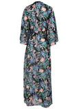Bell Sleeve Long Cover Up Tropical Walks