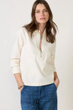 Zip Front Pullover Top