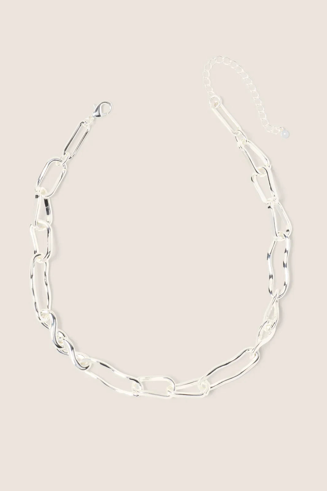 Meg Hammered Link Necklace