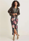 Distressed Leather Jacket Distressed Brown