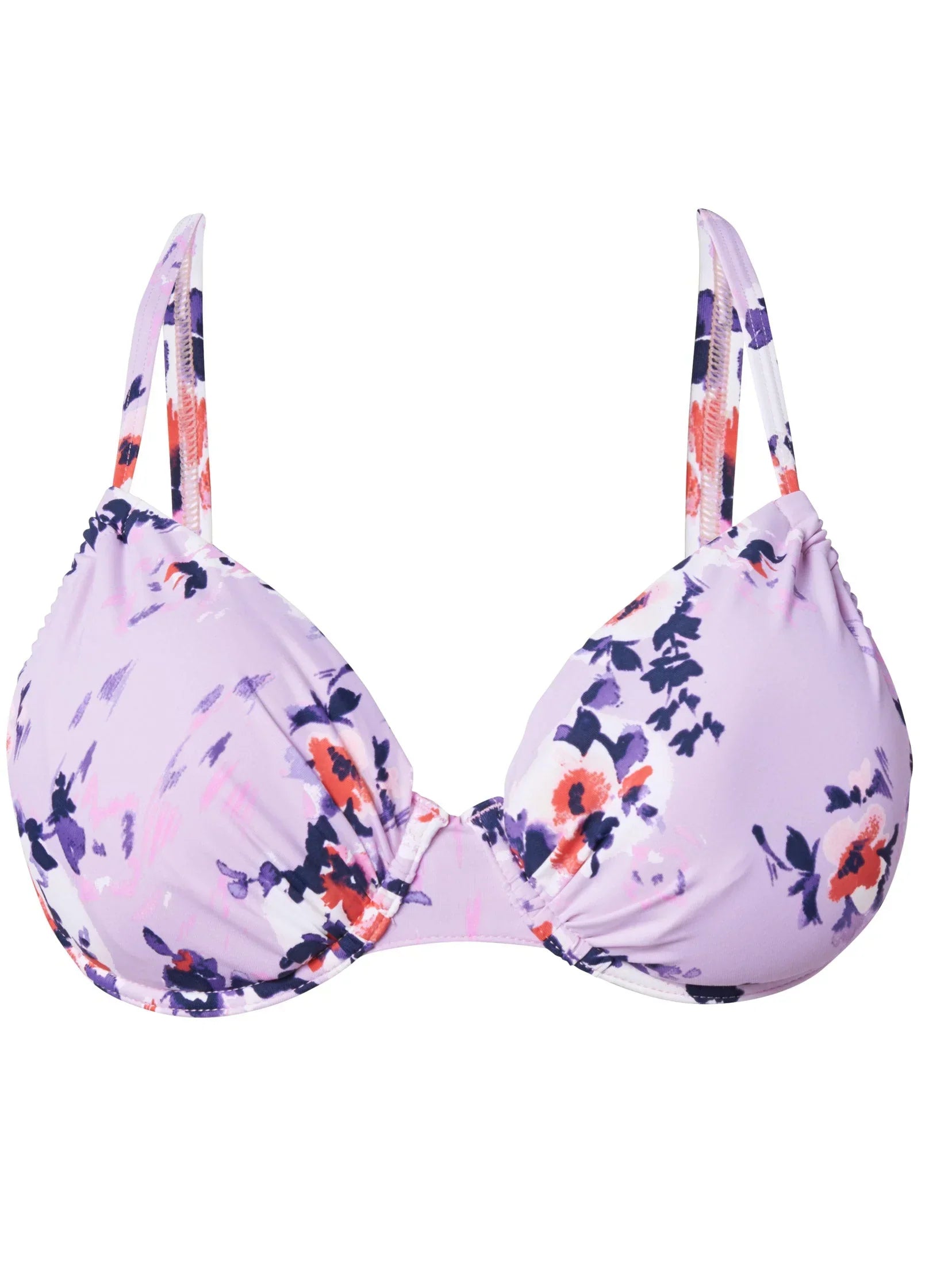 Underwire Bra Bikini Top Floral Flair