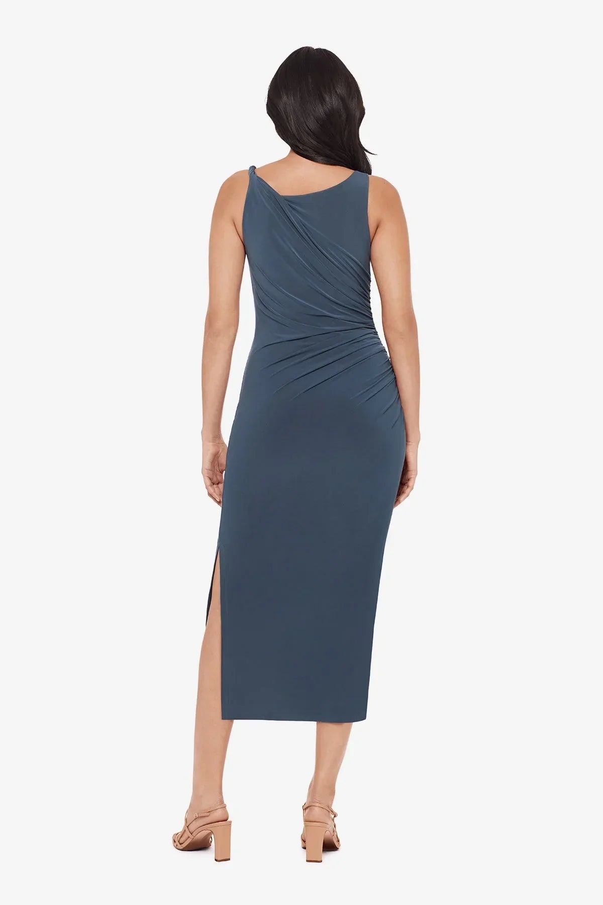 Maxi Shaping Dress in Slate Grey