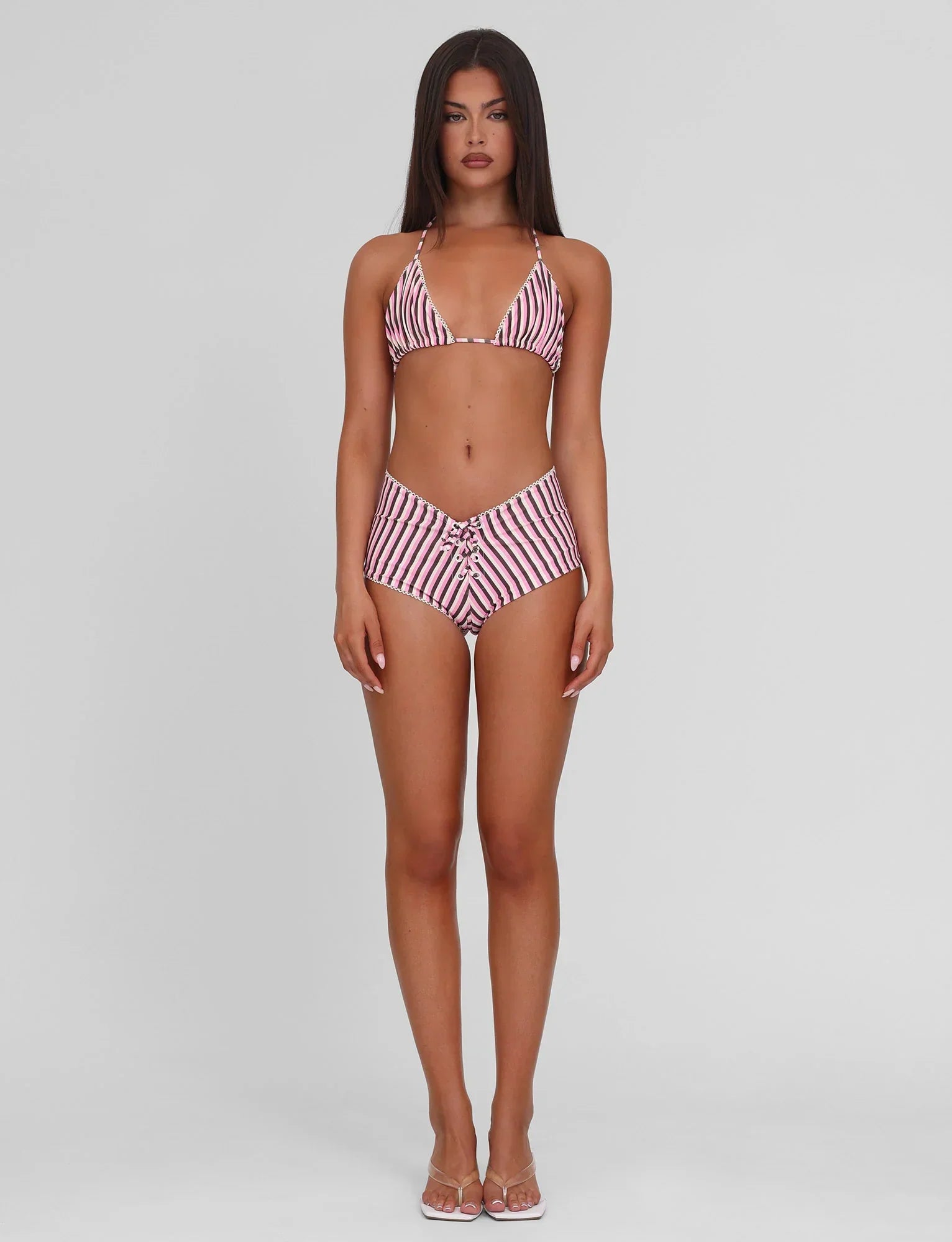 DAZZLE BIKINI BOTTOM STRIPE