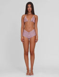DAZZLE BIKINI BOTTOM STRIPE