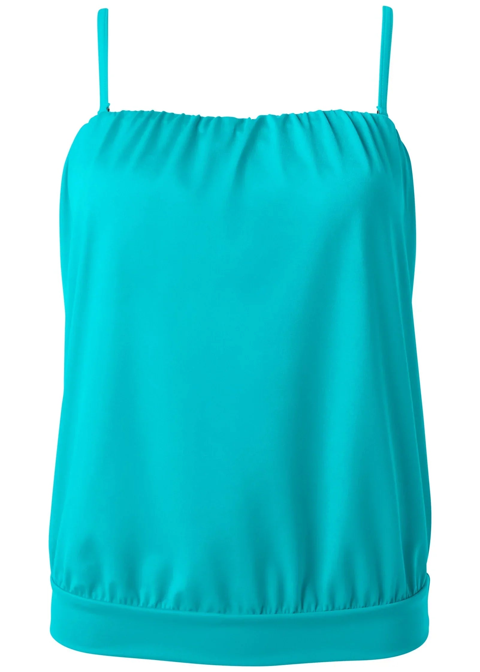 Blouson Bandeau Tankini Top Aqua Reef