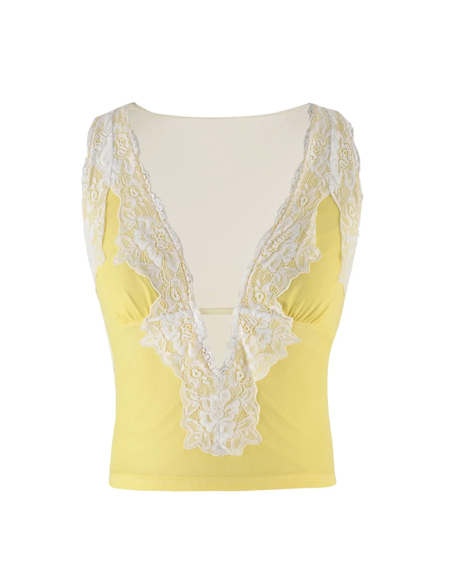 EMBERLY TOP YELLOW LEMON