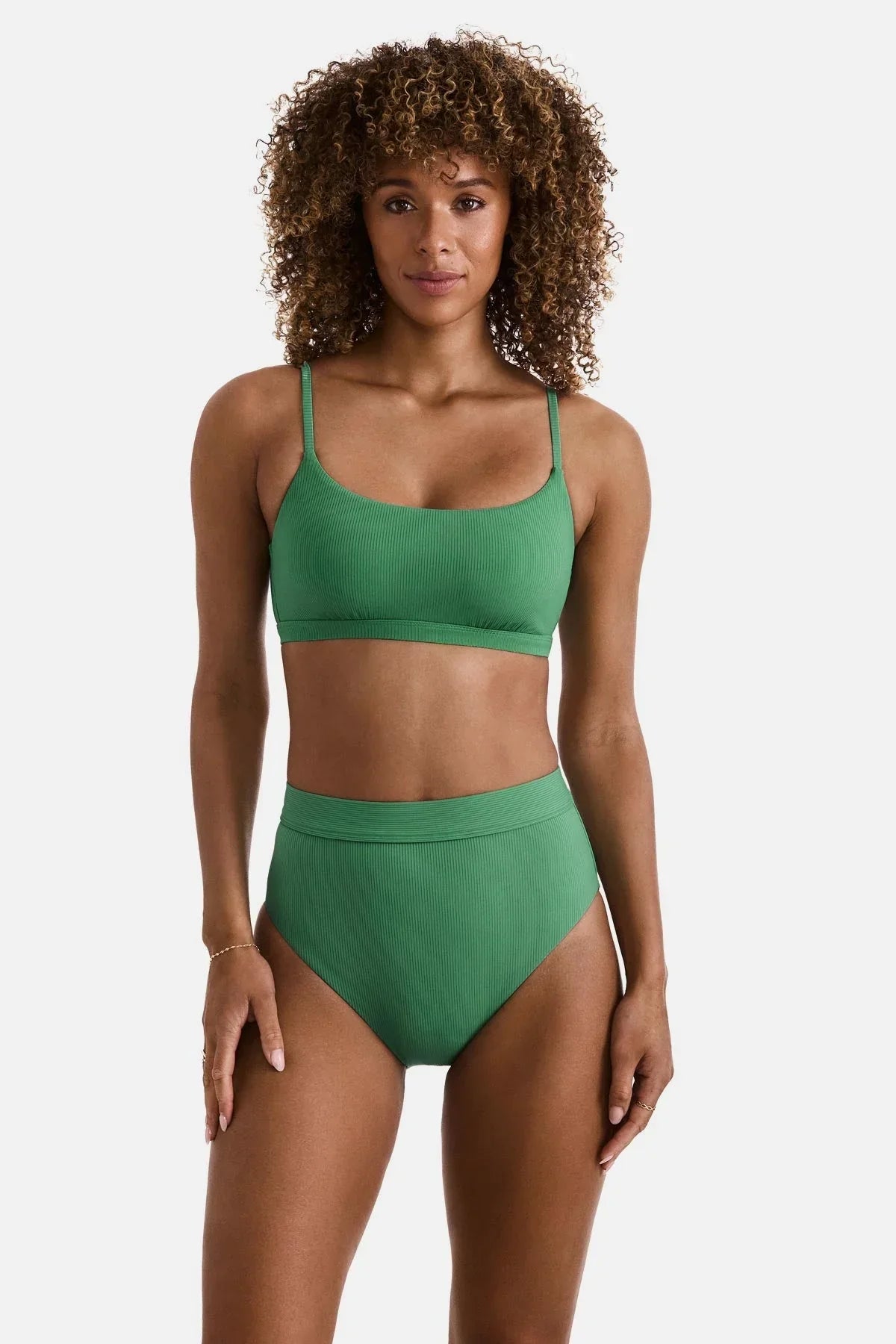 Ellis Bralette Sage Lido Rib