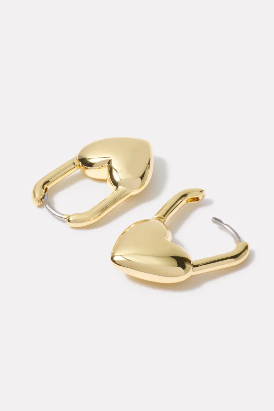 Heart Padlock Huggies