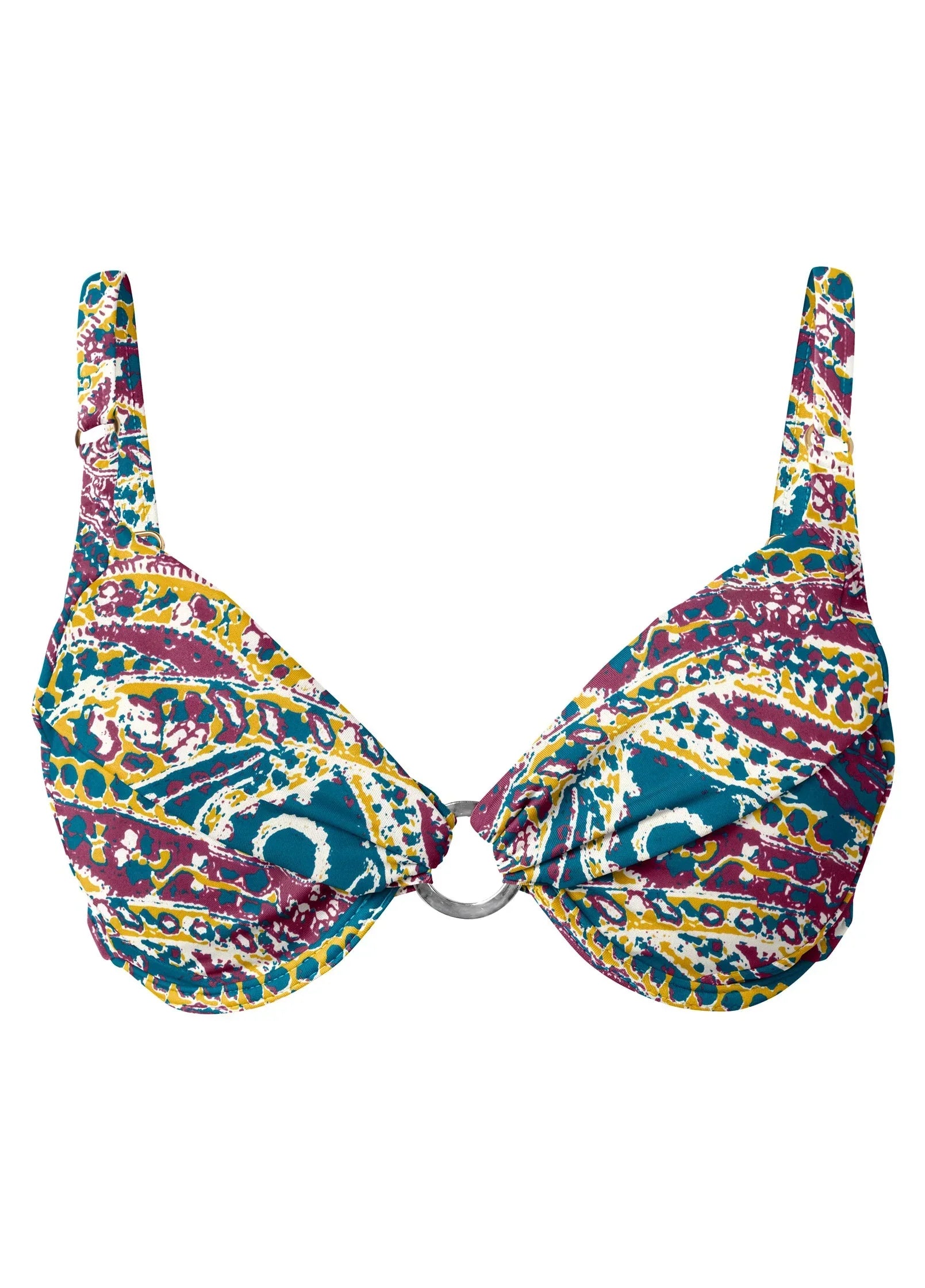 Sally Underwire Ring Top Gypsy Paisley