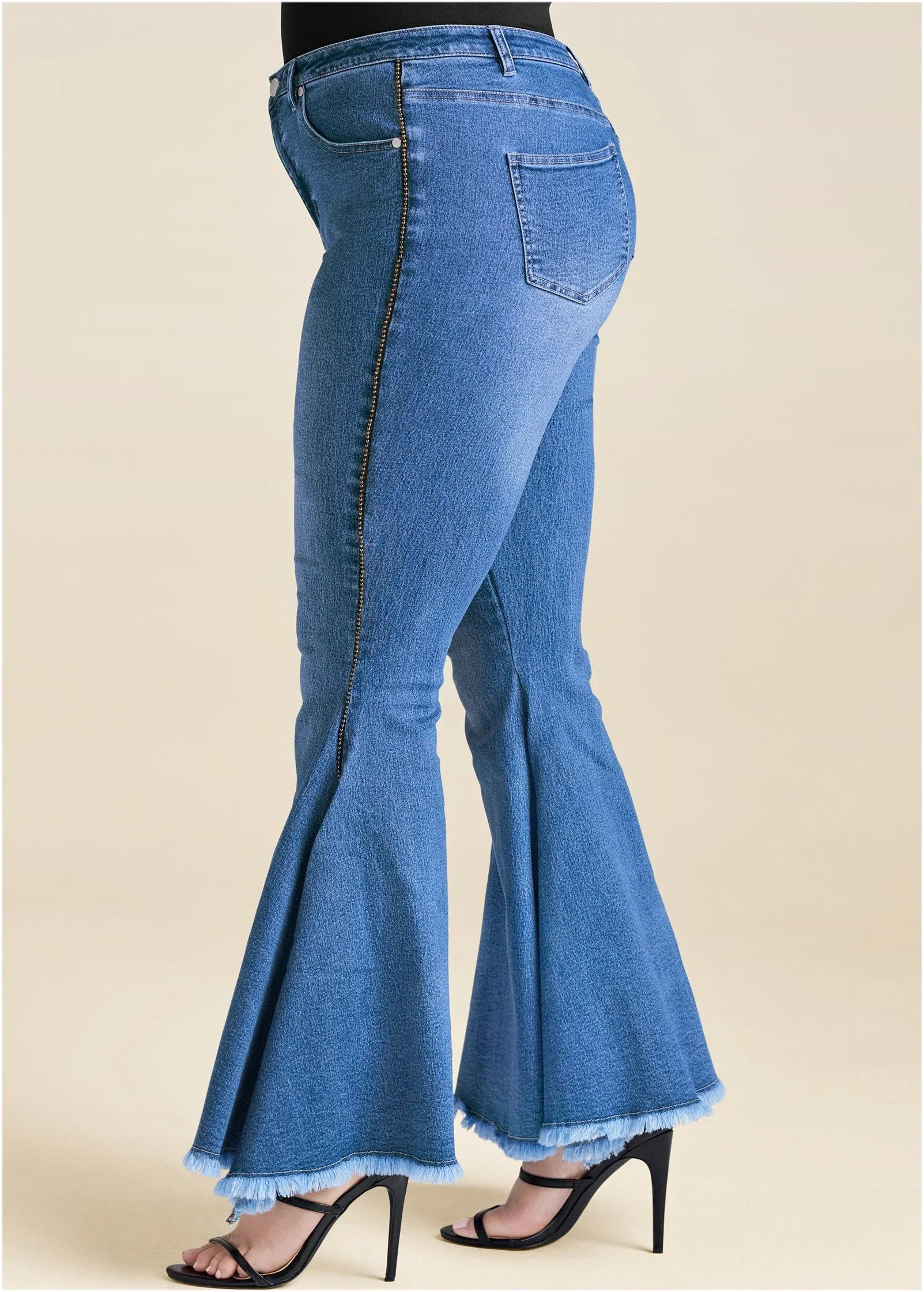 Extreme Flare Jeans Medium Wash