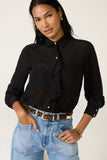 Ruffle Front Shirt
