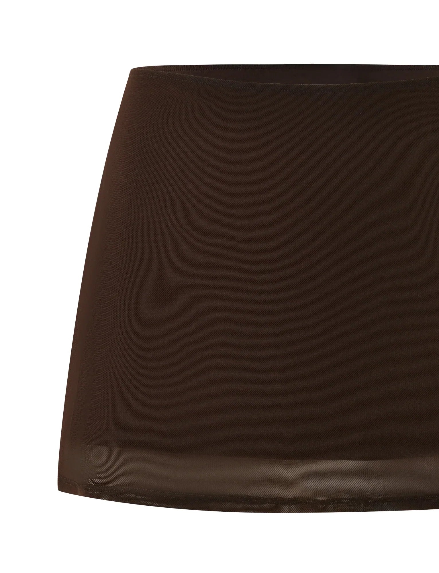 OCTAVIA MINI SKIRT BROWN CHOCOLATE