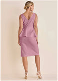 Peplum Ruffle Dress Polignac