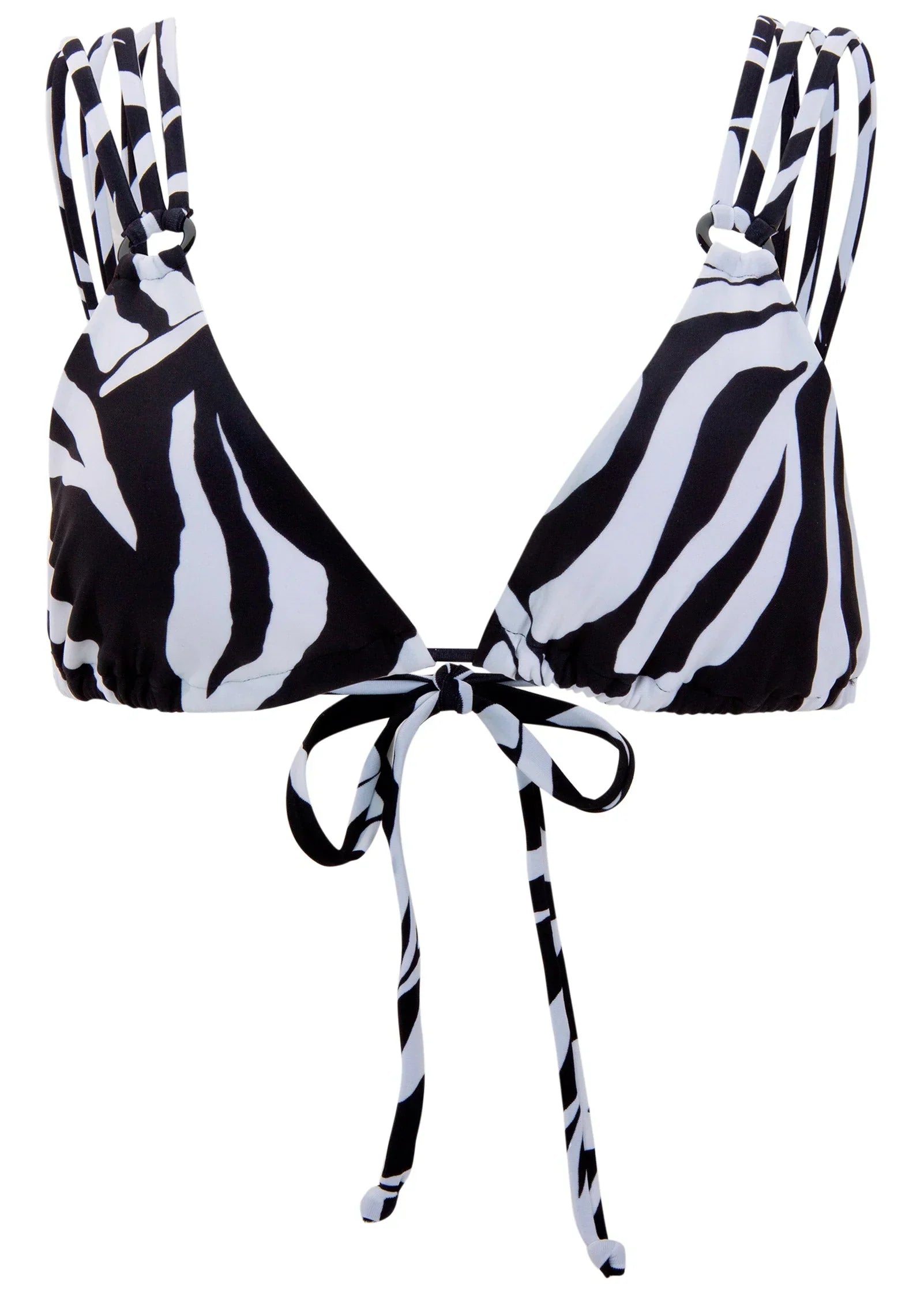 Strappy Triangle Bikini Top Ocean Bliss