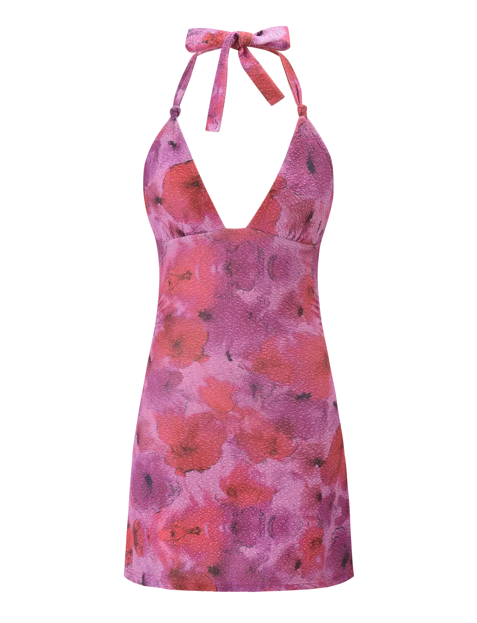 TALYN MINI DRESS PINK SPARKLE FLORAL