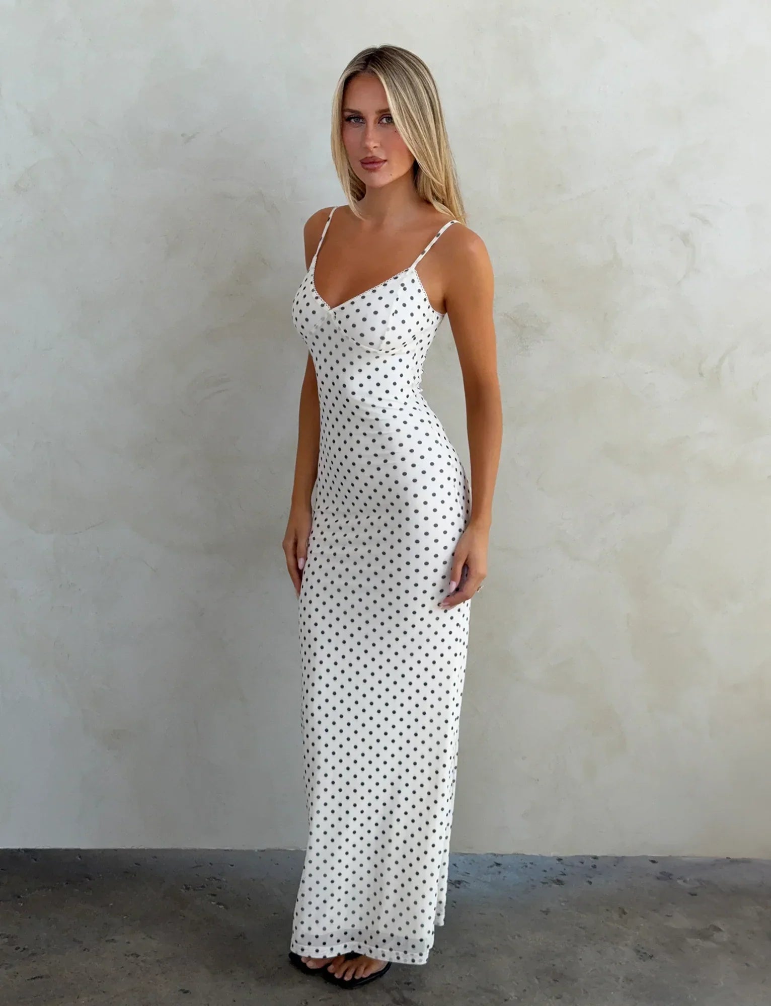 JULIANNA MAXI DRESS POLKA DOT