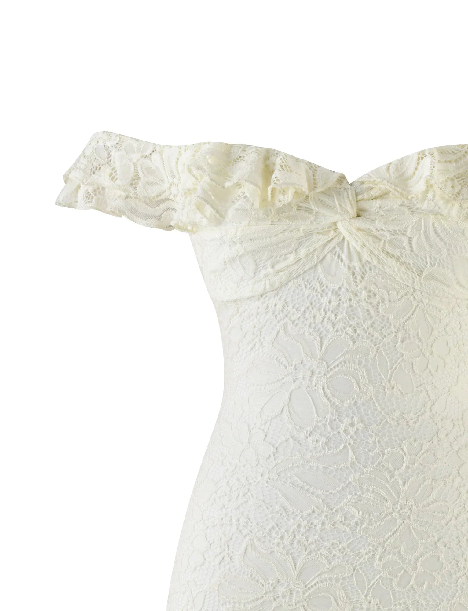 DENALI LACE MINI DRESS CREAM LACE