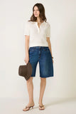 Dehlia Open Stitch Polo Sweater