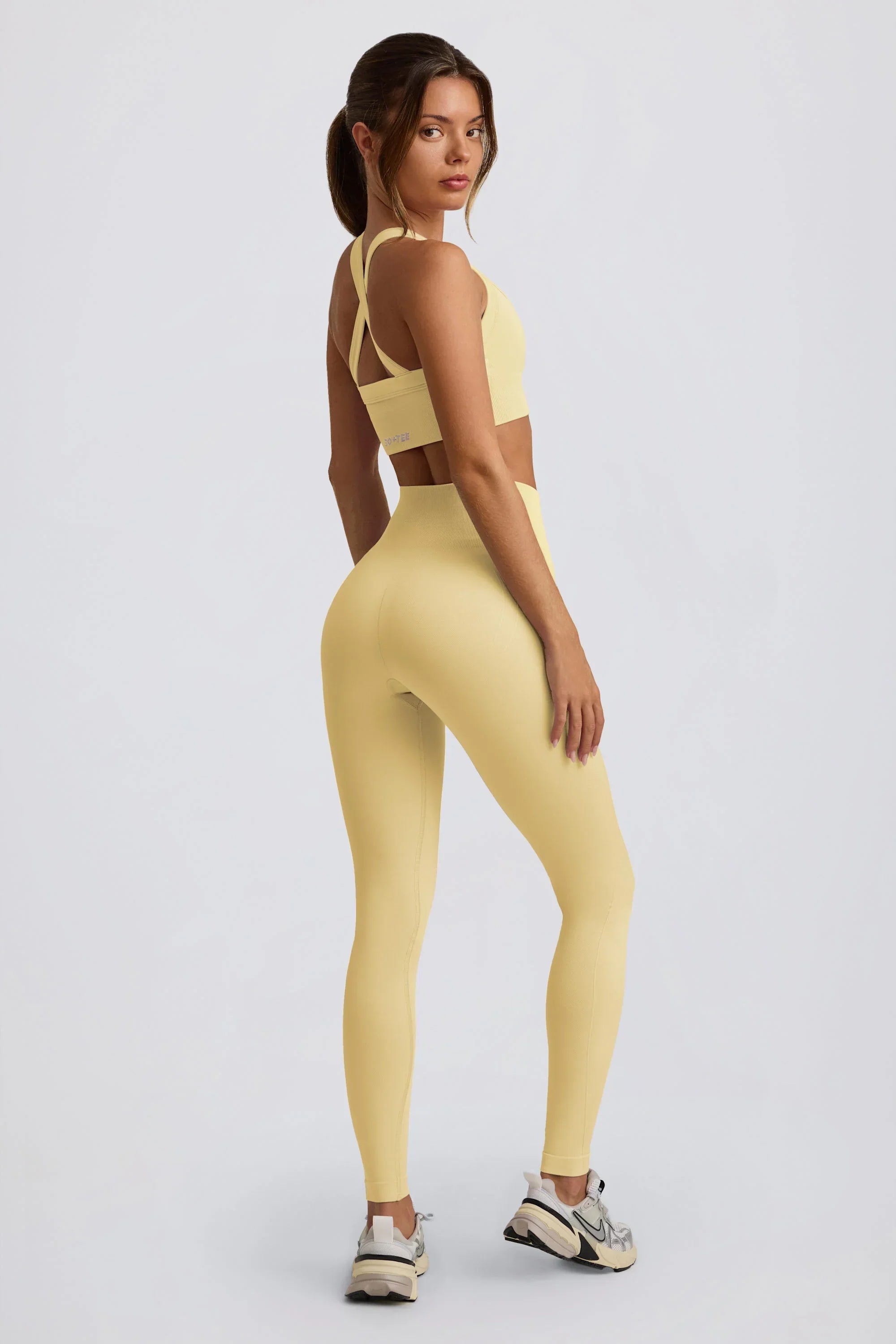 Super Sculpt Seamless High Waist Leggings in Butter
